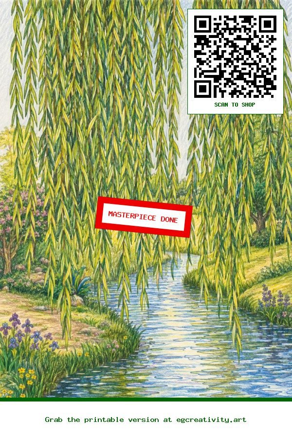 Finished Work: 35 Adult Coloring Pages For Relaxation — Nature Calm Collection