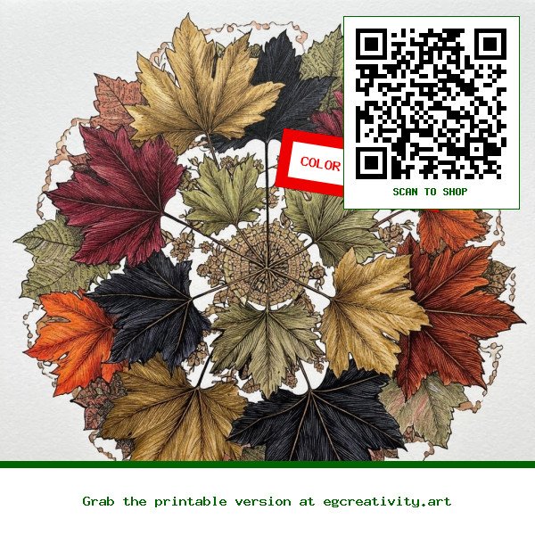 Finished Work: 35 Stunning Autumn Leaves Coloring Pages